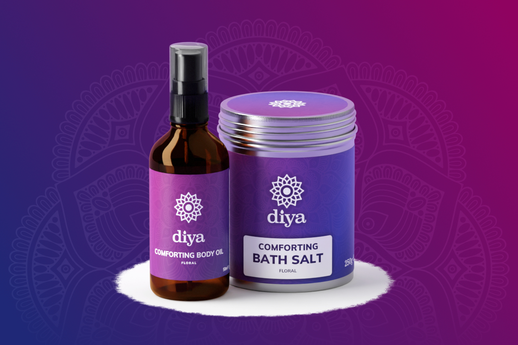 Diya Comforting blend graphic