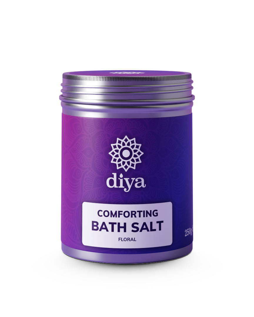 Photograph of comforting diya bathsalt