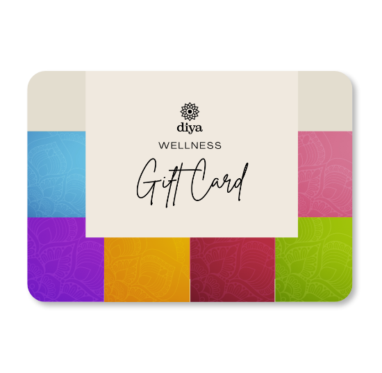 Photograph of giftcard diya giftbox